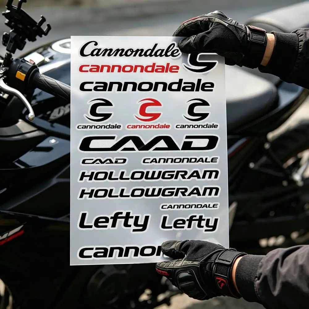 For Cannondale Helmet Reflective Sticker Set Safety Decal for Motorcycle Bike Car  High Intensity Glow New Arrival