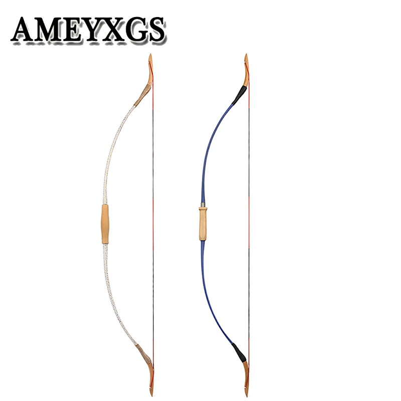 

53Inch Archery Traditional Long Bow 15-40Lbs Takedown Recurve Bow English Longbow RH/ LH Target Hunting Accessories