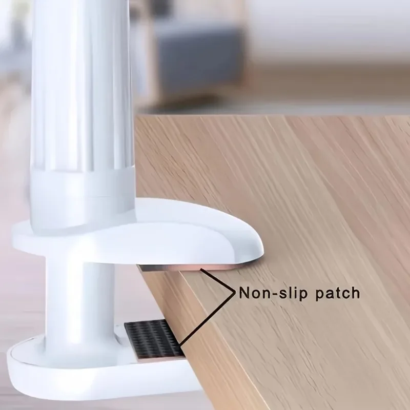 1 Set Flexibler Vogelsitzstangen-Clip-On-Tischständer für Papageien, Wellensittiche, Nymphensittiche – Biegbares Seil-Trainings- und Spielgestell mit rutschfesten Zubehörteilen – Detail 10