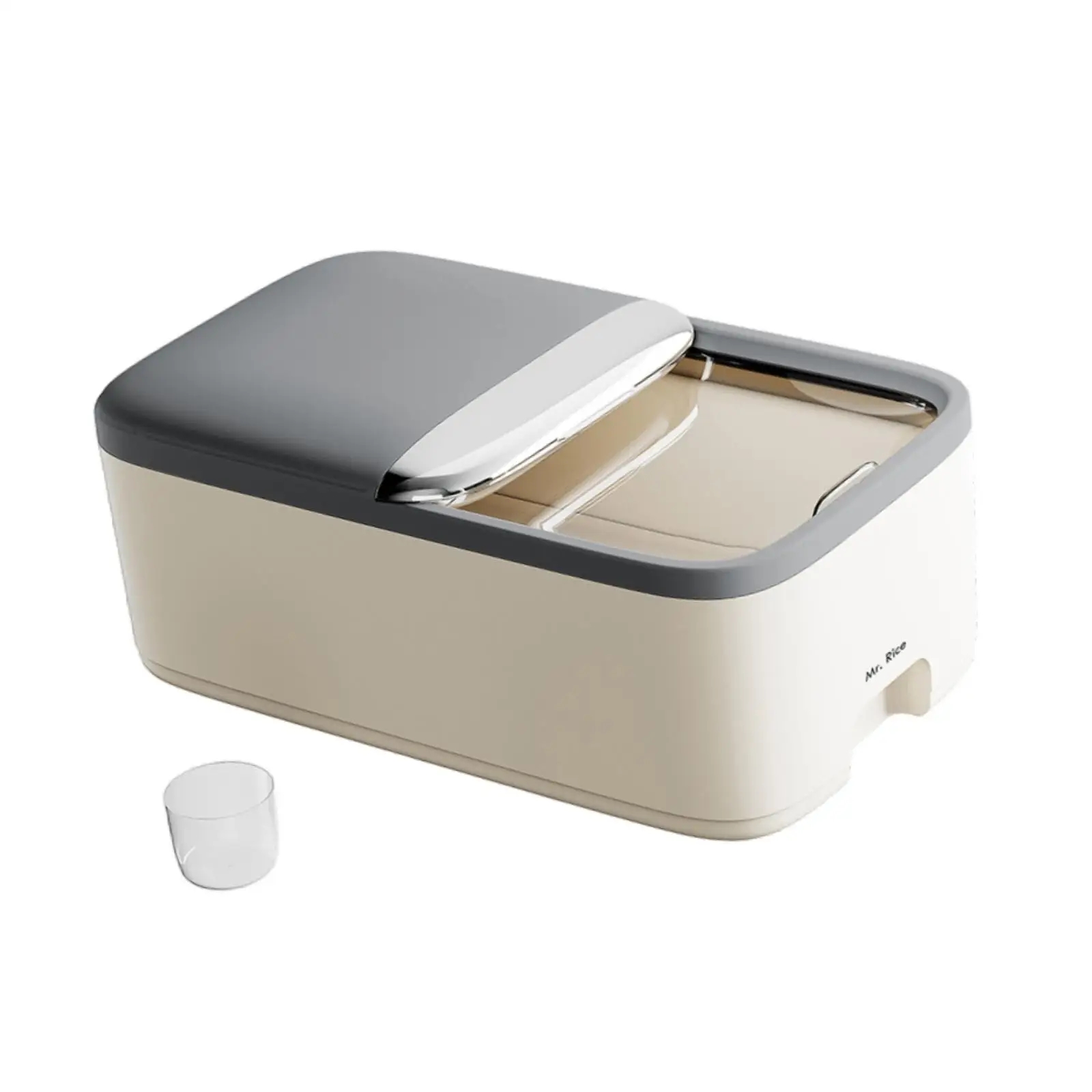 Grain Rice Storage Bin Kitchen Organizer Cereal Dry Food Dispenser Pet Food Storage Box for Tea Sugar Nuts Snacks Coffee