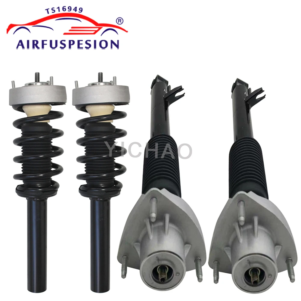 4PCS Front+Rear Shock Absorber Strut Assembly without EDC For BMW X5 X6 F16 F15 2012-2018 31316851747 33526867865 33526867866