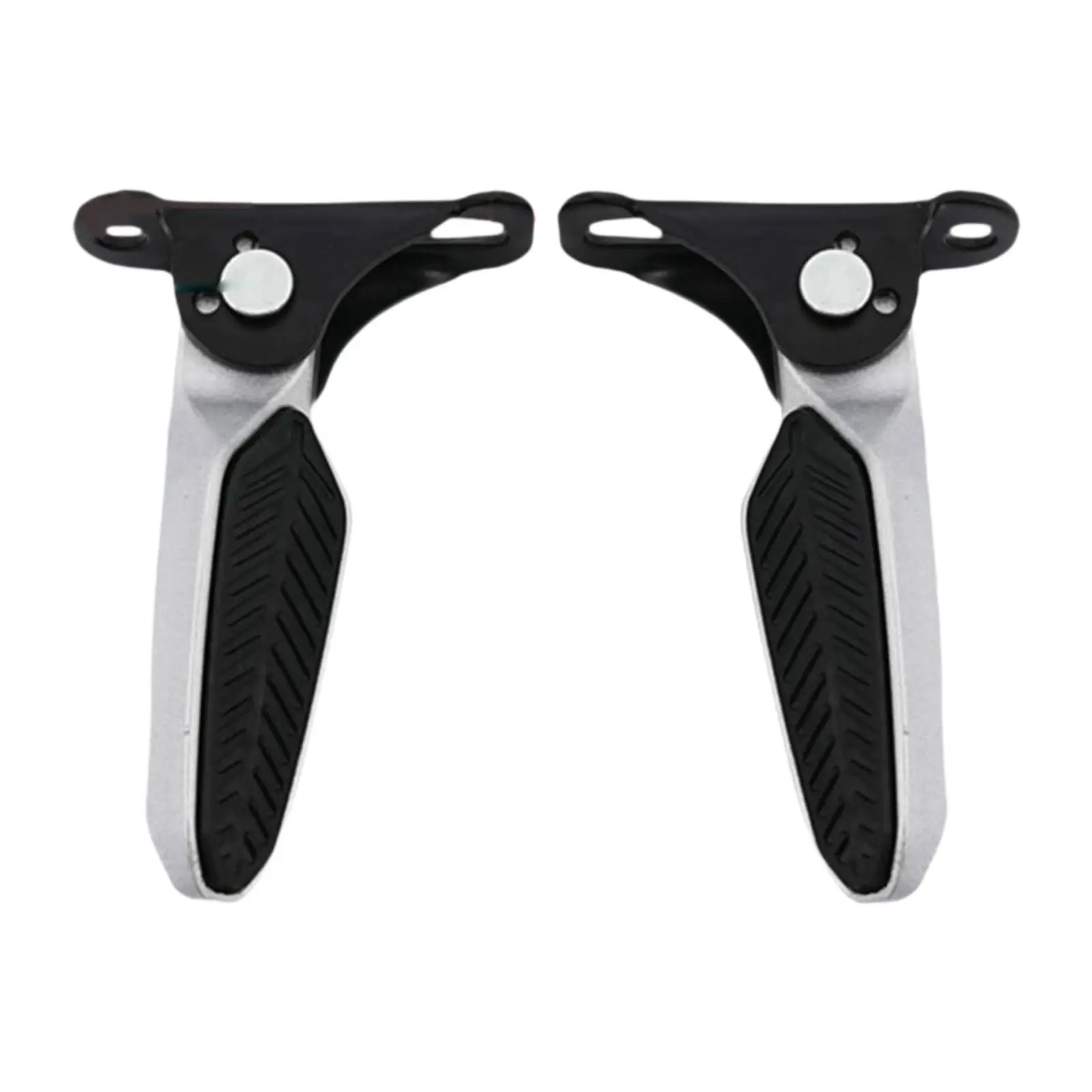 

Motorcycle Footrests Passenger Foot Pegs Folding Universal Passenger Footrest Bicycle Rear Foot Pegs for Electric Bikes