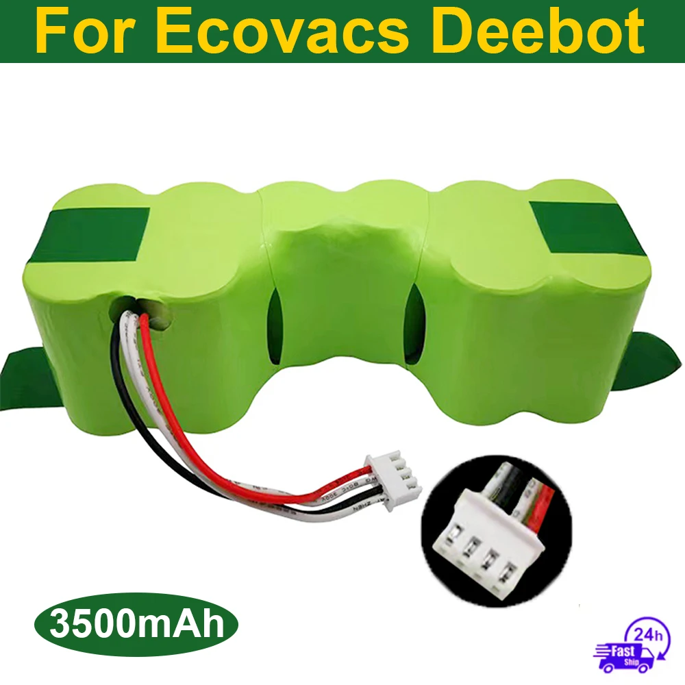 

12V NIMH Replacement Battery for Ecovacs Deebot OZMO 902 901 610 DE55 DE5G DM88 DD35 DG710 DG716 Robotic Vacuum Sweeper