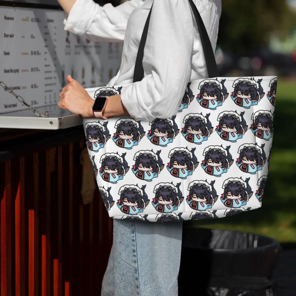 

Original Animation Zenless Zone Zero Anime Beach Tote Bag Sport Gym Yoga Duffle Large Women Travel Bag Fitness bag