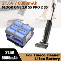 21.6V 6000mAh Universal Battery for Tineco FLOOR ONE 2.0/S5 Series, Compatible with S5 PRO/S5 Smart/S5 Steam