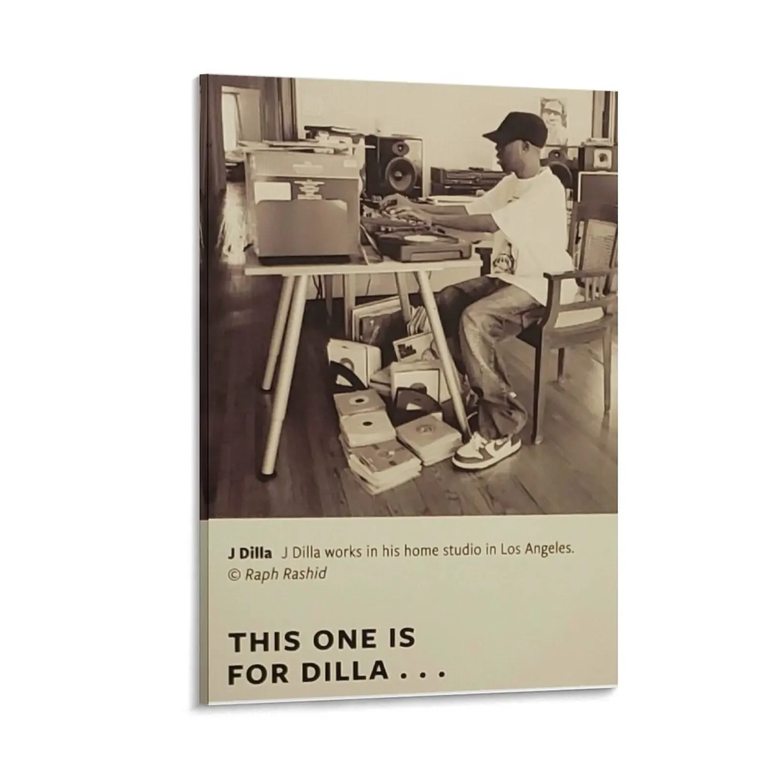 

J Dilla Home Studio Poster Canvas Painting canvas wall decoration posters for room posters decorations for the room