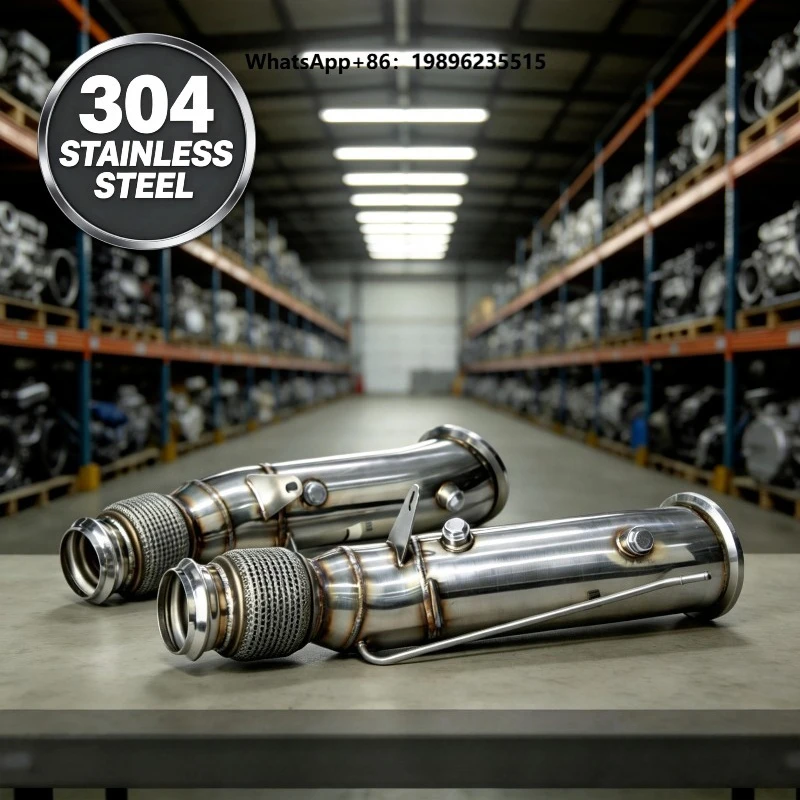 Brand Downpipe Fits B-M-W B46 G29 Z4 30i G20 330i 320i XDrive 2019+ Performance Stainless Steel Turbo Exhaust Pipe Header