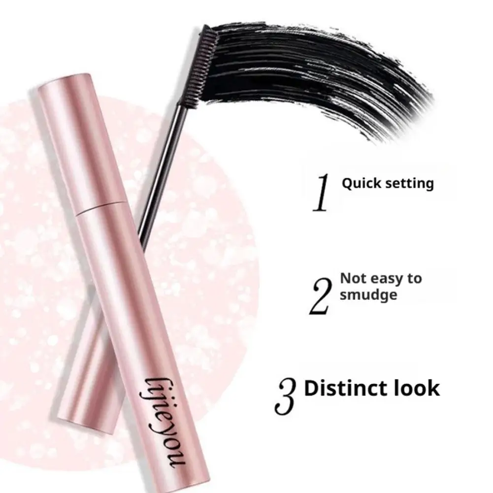 Lengthens Eyelashes Black Mascara Extra Volume Ultra-Fine Female Mascara Makeup Cosmetic Eyes Natural Lashes Waterproof Cur U4J0