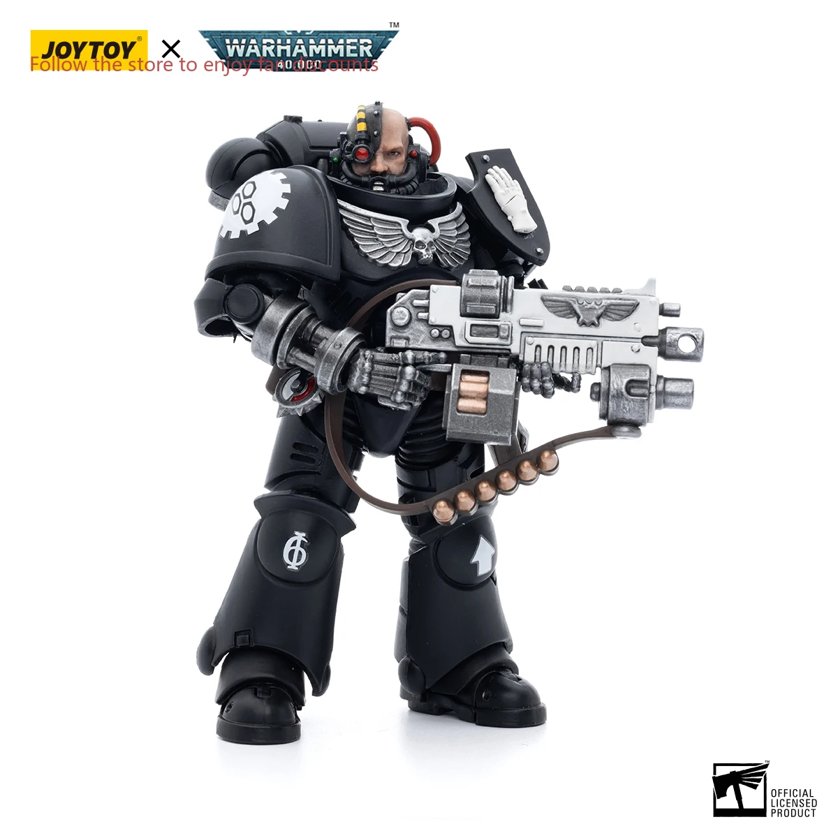 YTOY Warhammer Hands Assault InterQuartor, Sergent Kalock, Anime Military Model, Action Figures, Toy Gift, 40K, 1/18, Chaîne en stock