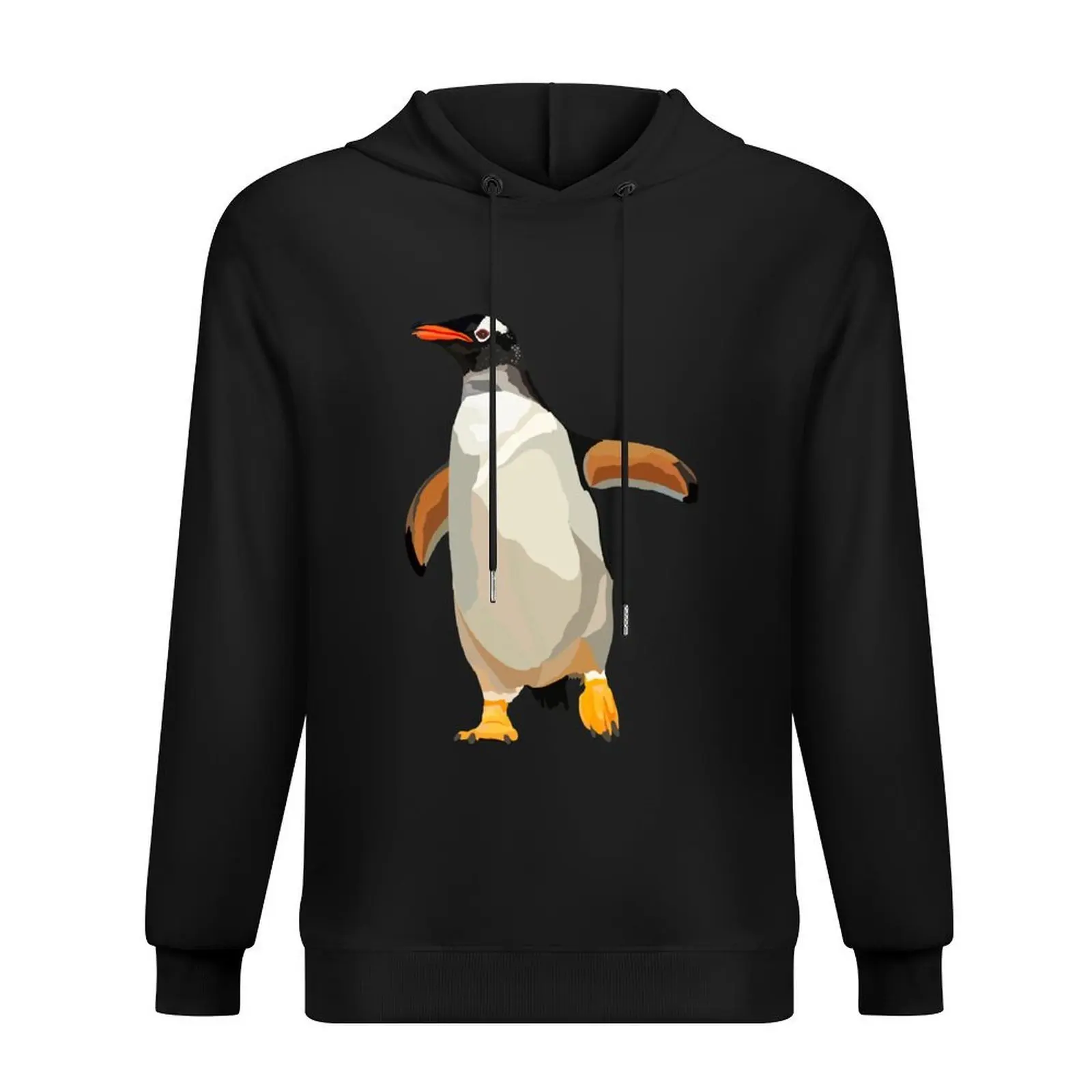 G is for Gentoo Penguin Толстовка с капюшоном в стиле аниме мужской зимний свитер эстетичная одежда блузка толстовка большого