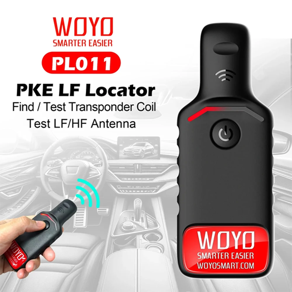 

WOYO PL011 For All Car 125kHZ Entry PKE Transponder Coil Detector Locator and Detector, Also Test PEPS LF HF Antenna