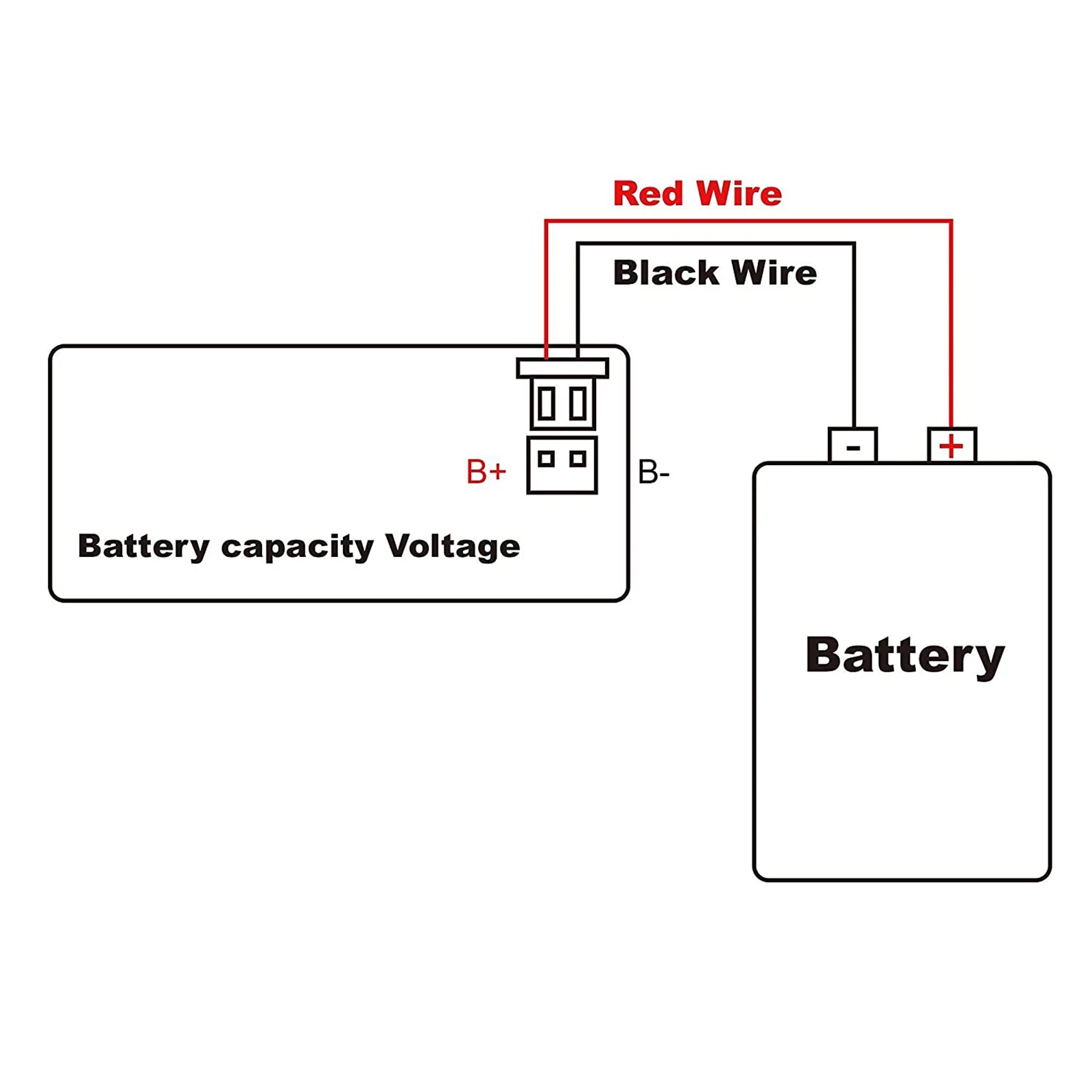 Moniteur de capacité de batterie AAAC-DC 8V-100V, jauge de tension, moniteur avec écran LCD, détecteur de quantité électrique