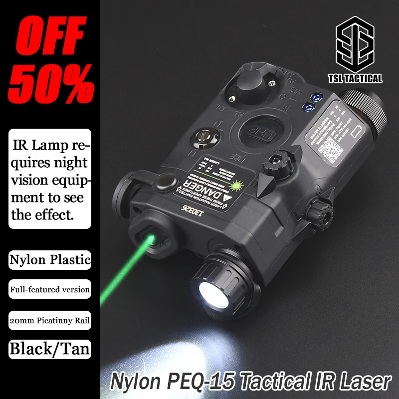 

WADSN Tactical Airsoft Aiming UHP PEQ-15 LA5C Red Dot Green Blue IR infrared Laser Indicator AR15 Weapon Scout Light