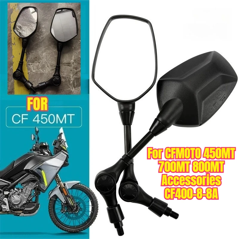 Espelho retrovisor original para motocicleta, espelho lateral para cfmoto 450mt 700mt 800mt, acessórios cf400-8-8a