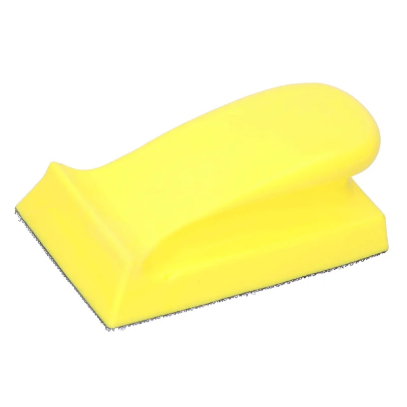 

Hand Sanding Block Rectangular Self Adhesive Sandpaper Pad Woodworking Polishing Tool 135x70