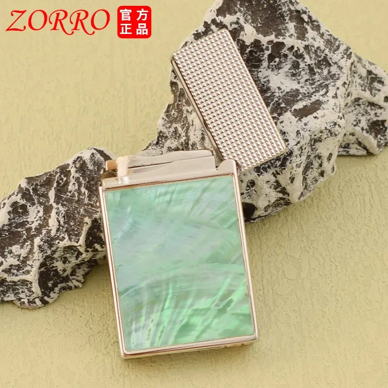 ZORRO Double sided Color Shell Loud Voice Kerosene Lighter Side Sliding Grinding Wheel Ignite Personalized Collection Lighters