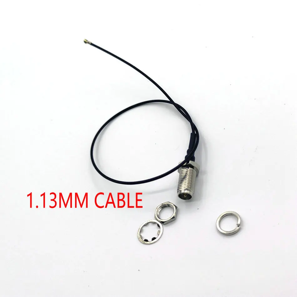 

NEW 100PCS-400pcs IPX to RP-SMA Jack Male SMA to IPX 1.13 Pigtail Cable