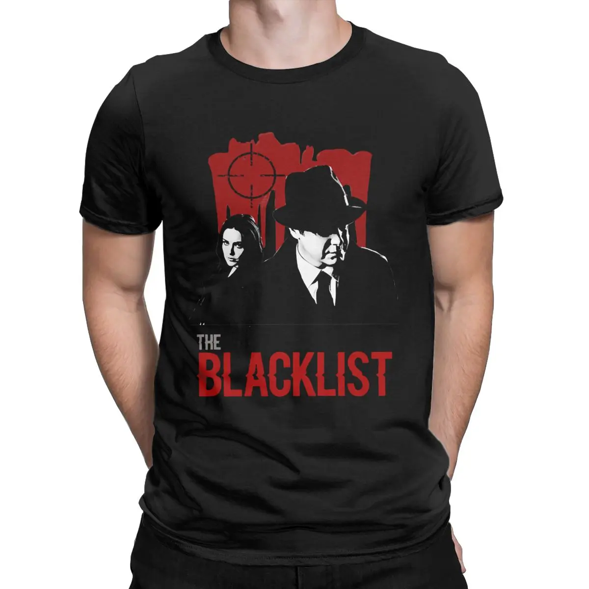 Men's T-Shirt The Blacklist Drawn tv series Aymond Reddington Creative Pure Cotton Tees Short Sleeve Shirt O Neck Clothes Summer