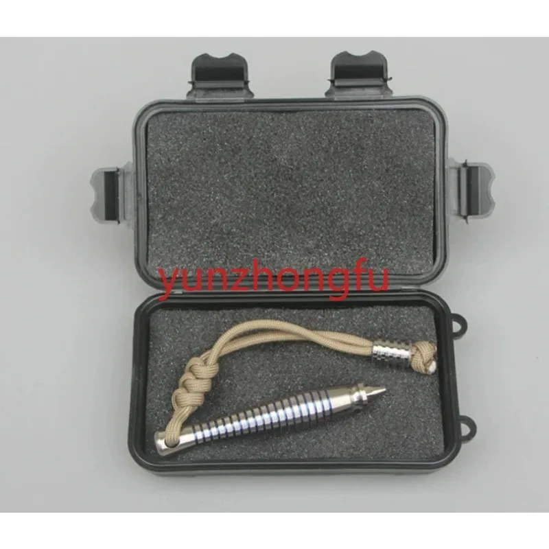 

Инструменты для улицы из титанового сплава, чаша для иглы для чая, скрытая краска двойного назначения, портативная съемная