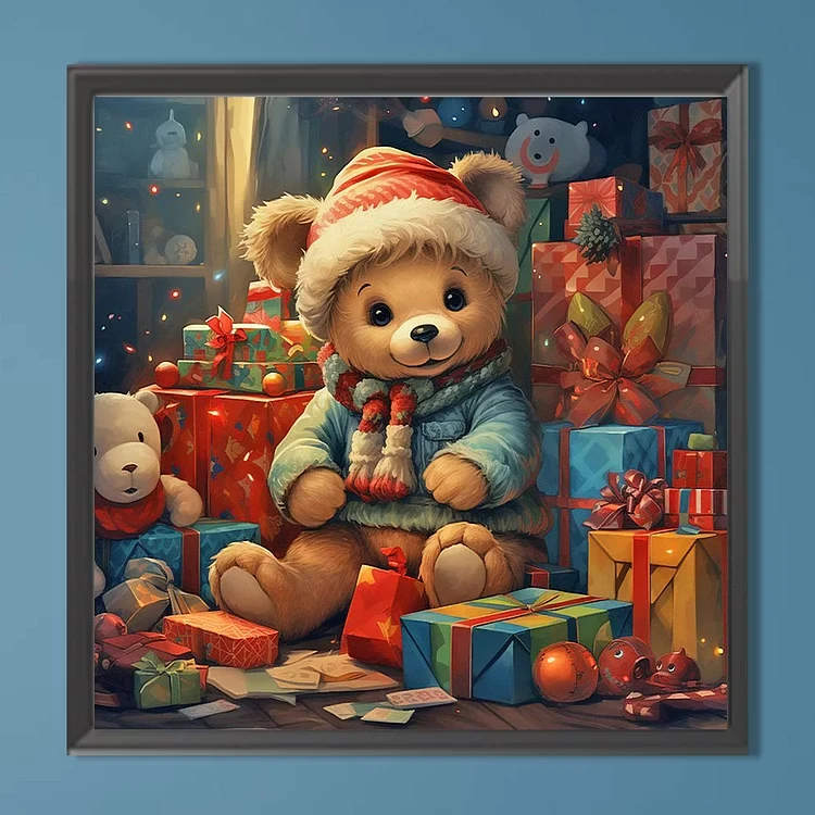 

Cute Little Bear Jigsaw Puzzle 500/1024 PCS Holiday Stress Relieving Fun Games Home Decor Holiday Gifts