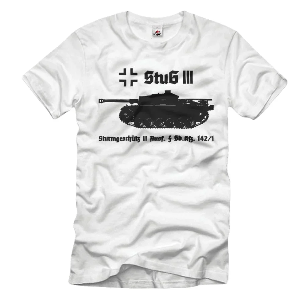 Sturmgeschütz 3 Ausf F StuG III Panzer SdKfz 142 Normandy T-Shirt. Summer Cotton Short Sleeve O-Neck Mens T Shirt New S-3XL