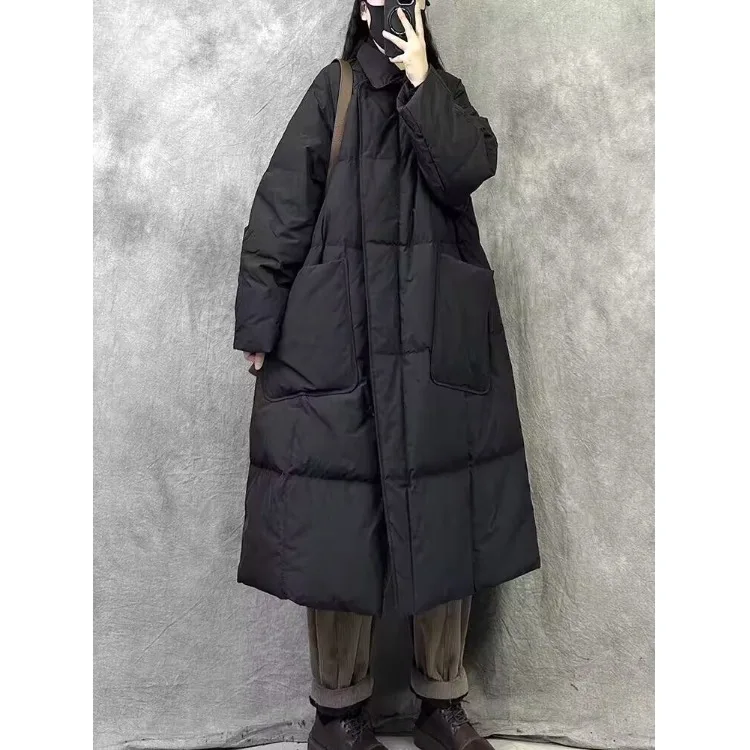 

Ретро-пальто женское зимнее утепленное из хлопка, модное, больших размеров, средней длины, верхняя одежда для женщин