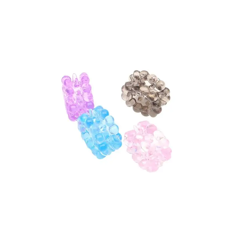 ASilicone Penis Ring Beads Clitoris Stimulate Foreskin Correction Cock Rings Delay Ejaculation G-spot Massage Sex Toys For Men