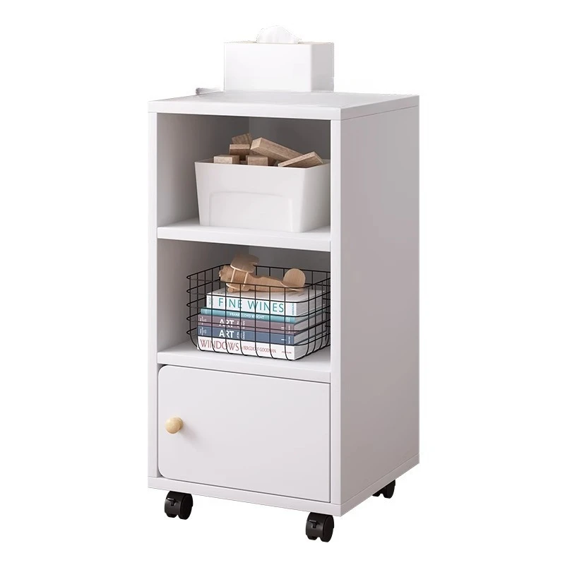 

Under-table storage cabinet Multi-layer rack Desk removable wheeled floor locker