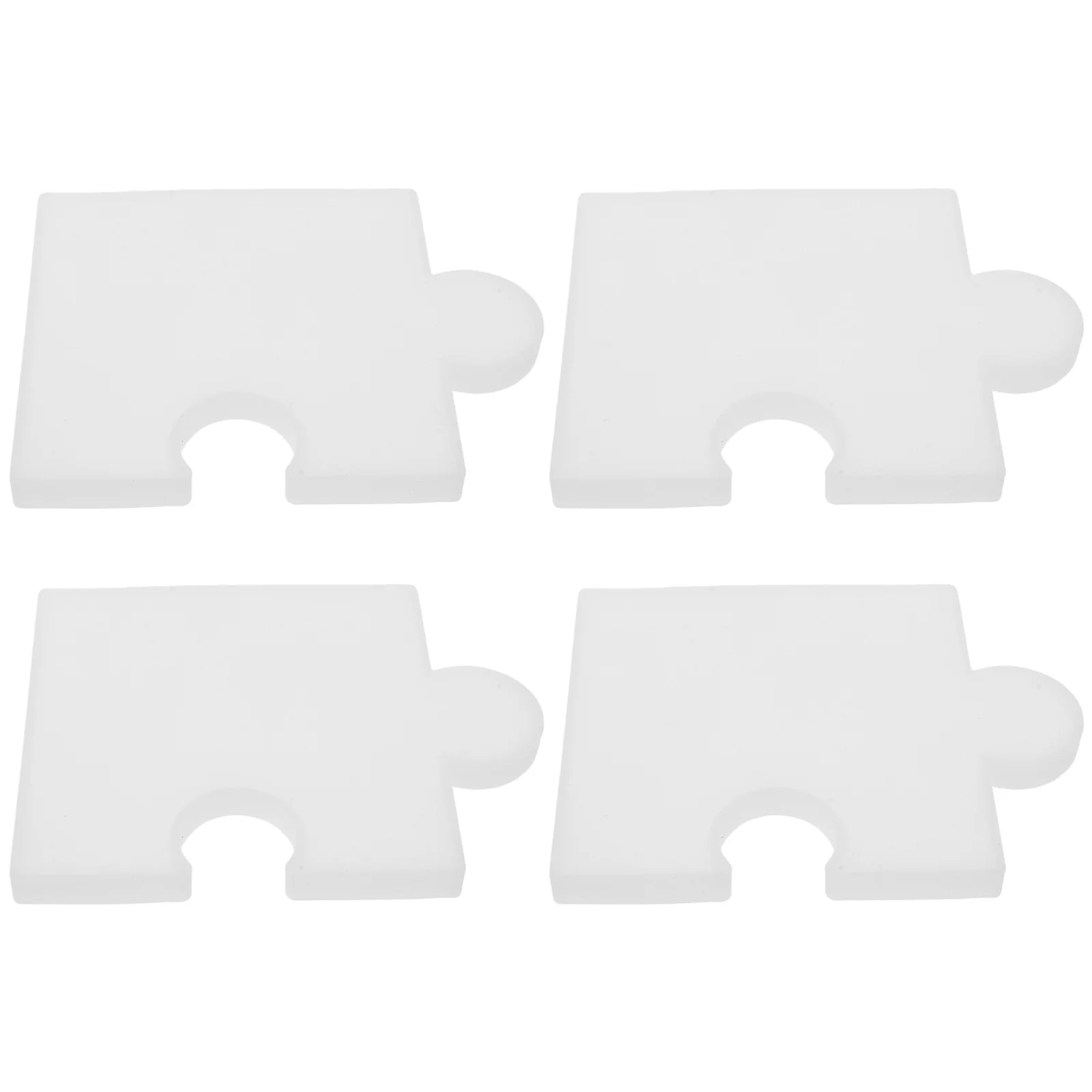 

Puzzle Coaster Mold DIY Silicone Epoxy Resin Tray Square Round Hexagon Shape for Home Decoration Crafting and