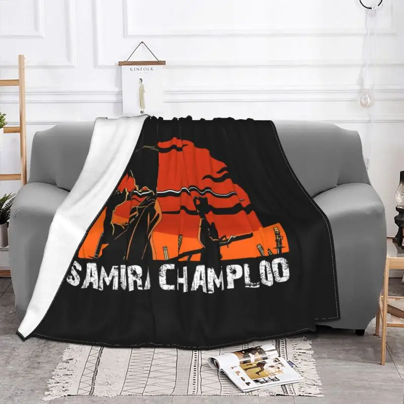 Samurai Champloo Japanese Anime Manga Blanket Winter For Bed Sofa Cover Cover Blanket Camping Blanket