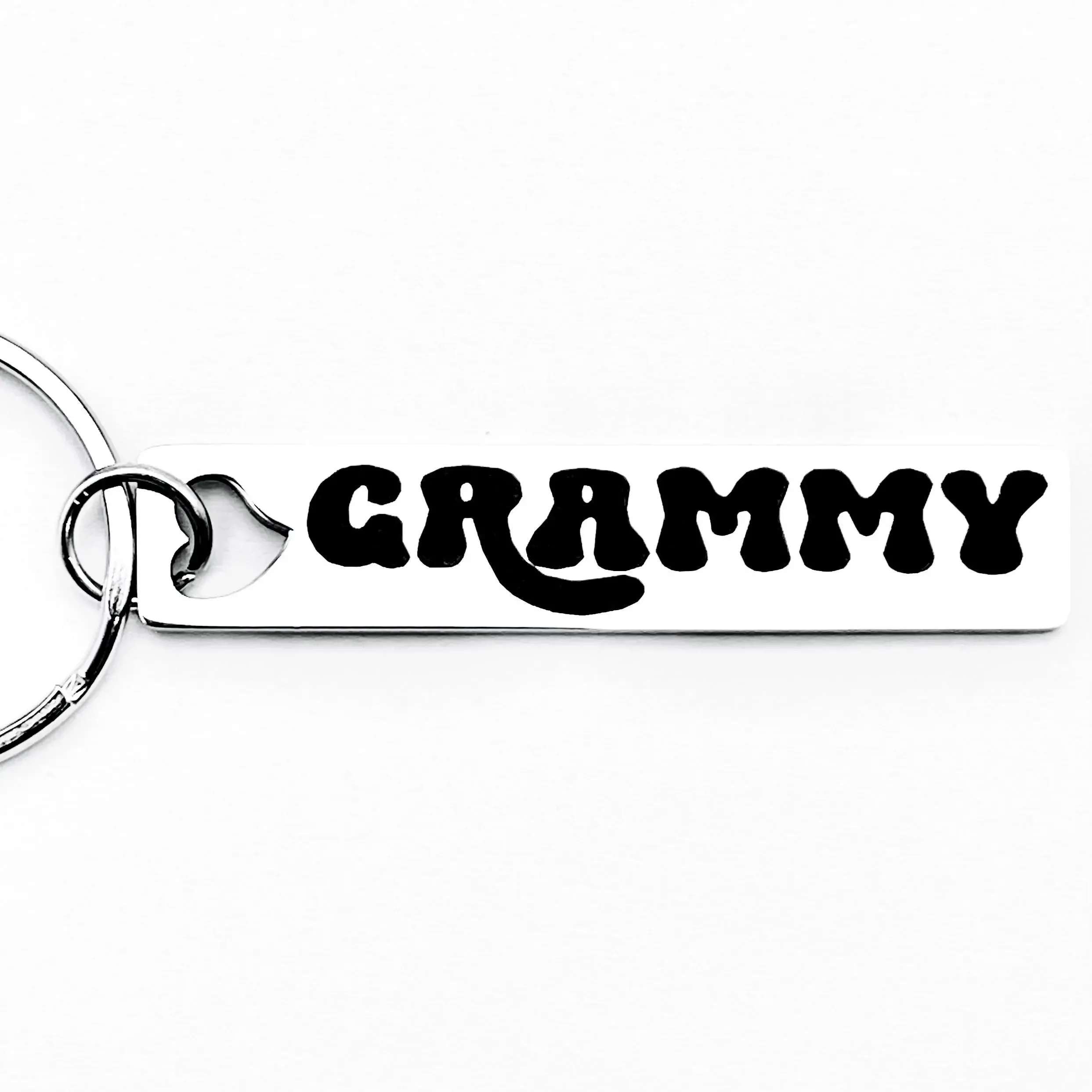 Grammy Personalized Stainless Steel Keychain Gift, Perfect Gift for Gmy