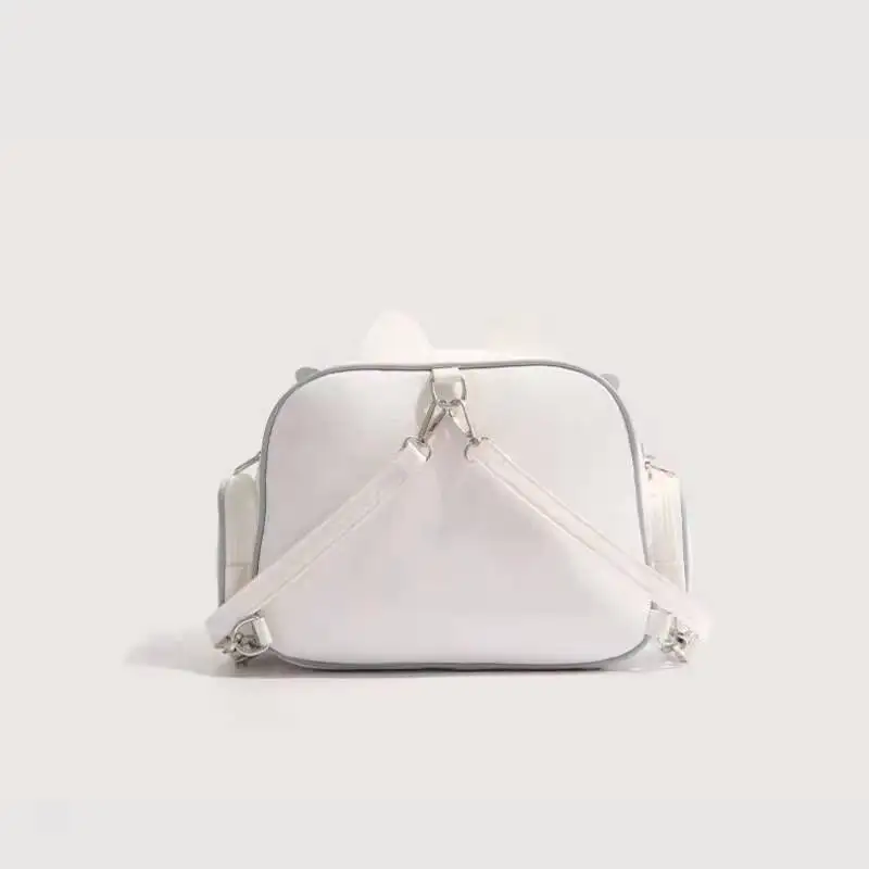 Neue y2k koreanische kawaii katze ita tasche süße pu schulter tasche mädchen transparente tasche harajuku umhängetasche damen mode rucksäcke – Detail 21