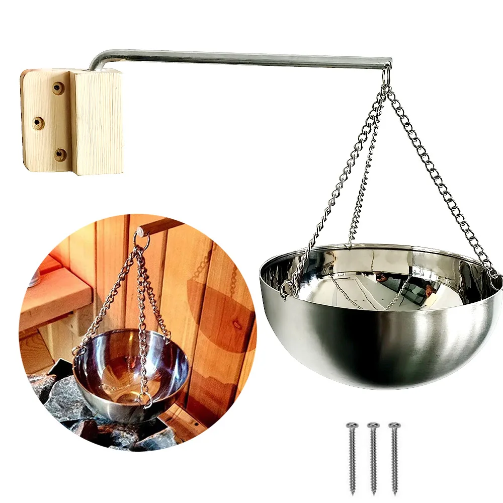 

Спа-сауна, ароматерапия, семейная Паровая чаша для сауны из нержавеющей стали, ароматическая чашка, чайник для обогрева эфирного масла, сауна, необходимый доступ