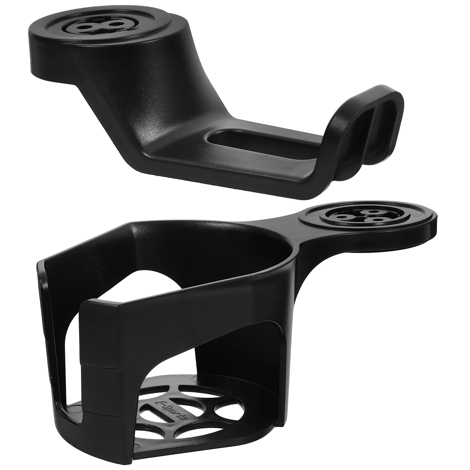 2 Pcs Computer Desk Accessories Cup Holder Clamp Gaming Headphone Cradle Water Bottle Mobile Hook Coffee Shelf for