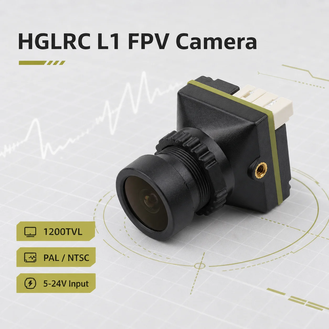 Fpv Drone Camera - HGLRC L1 Mini Analog FPV Camera