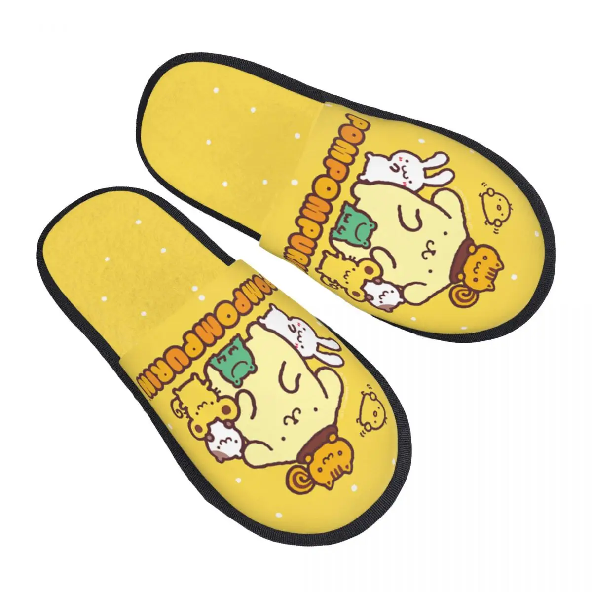 

Симпатичные гостевые Тапочки Pom Purin на заказ для ванной, женские домашние тапочки