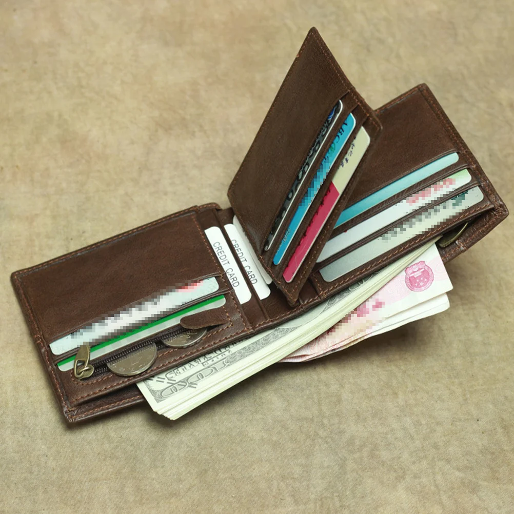

Men'S Billfold Vintage Style Mens Holder Men Wallet Holder For Cash Billfold Cards Coins Mens Purse Wallet For Men