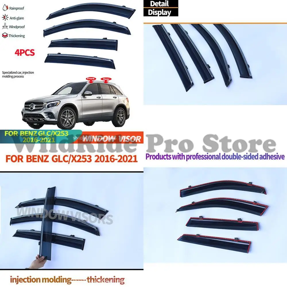 

1 set For Mercedes Benz GLC Rain Visor Window Deflector for GLC X253 X254