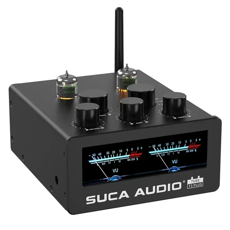 

SUCA AUDIO TUBE-T3 PLUS 300W*2 Bluetooth 5.1 HiFi fever digital post-stage home small tube power amplifier