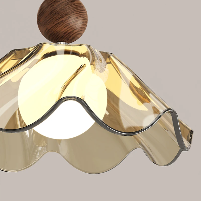 Lampe suspendue rétro française, cordon de suspension réglable, pour table à manger, chambre à coucher, éclairage d'ambiance doux, décoration intérieure