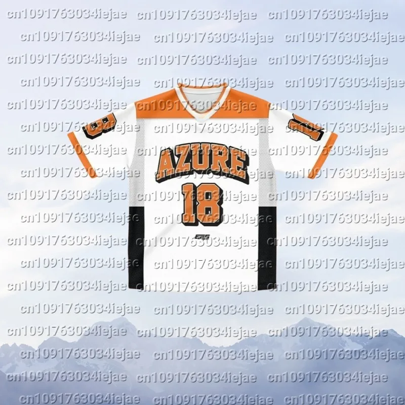 

2024 Summer V-neck Casual and Comfortable Sports Jersey, Fashionable New Digital 3D Printed Short-sleeved T-shirt