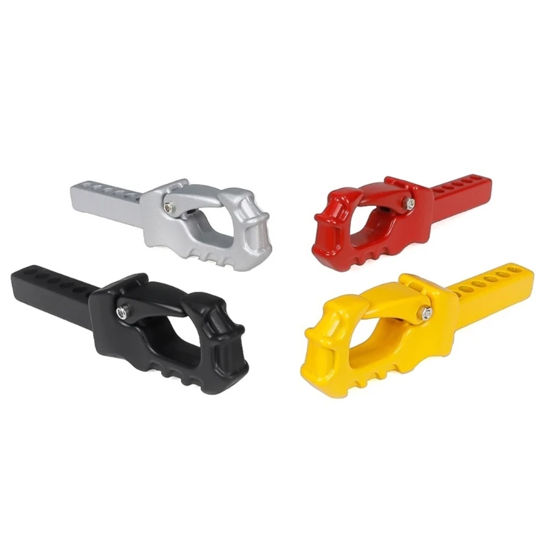 

Multifunctional Zinc Alloy Tows Hook for Toy Crawlers Car Enthusiasts Fit Most 1 10 Models Vibranting Color Designs