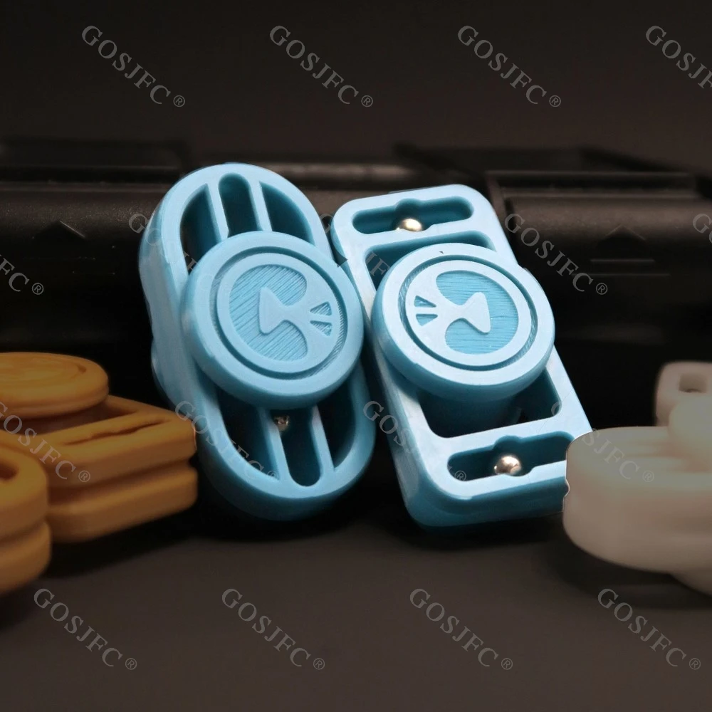 Haotz edc redondo quadrado nuclear rato fidget spinner brinquedos para adultos acessórios de mesa de escritório gadgets de alívio de ansiedade