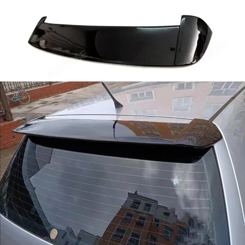 For 2004-2008 VW Golf 4 MK4 Car Rear Roof Trunk Lid Boot Spoiler Wings Car Black Carbon Body Kit Tuning Accessories Part