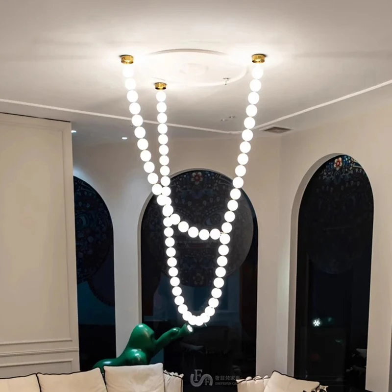 

Modern Home Decor Led Lights Pendant Light Lamps Forstaircase Chandeliers For Living Room Hanging Light Indoor Lighting