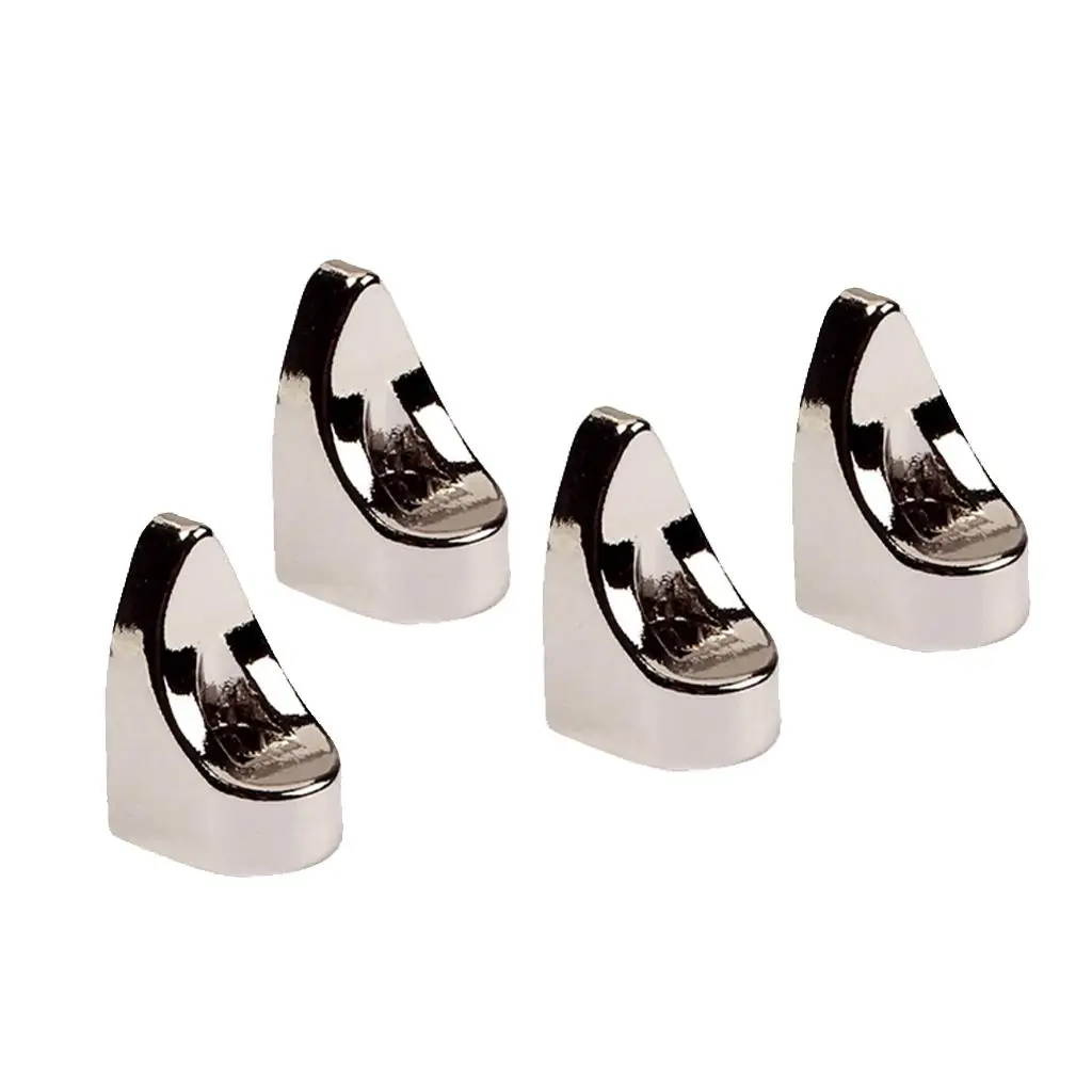 Banjo Bracket Stands Zinc Alloy Chrome L Shape Accessory Set for Banjo 5 String Tune Up