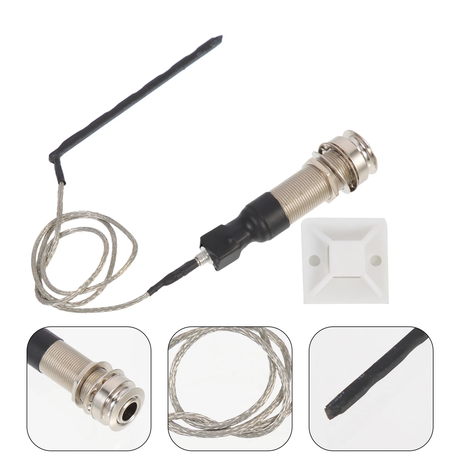 

Piezoelectric Acoustic Guitar Pickup Durable Sound Source Contact Element Clear Accurate Musical Instrument Accessory