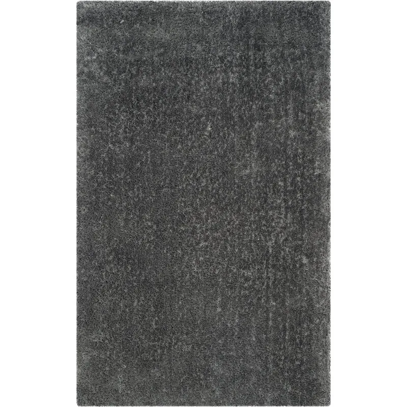 SAFAVIEH Luxe Shag Collection 8' x 10' Grey SGX160C Handmade Glam 3.2-inch Extra Thick Area Rug, Area Rugs