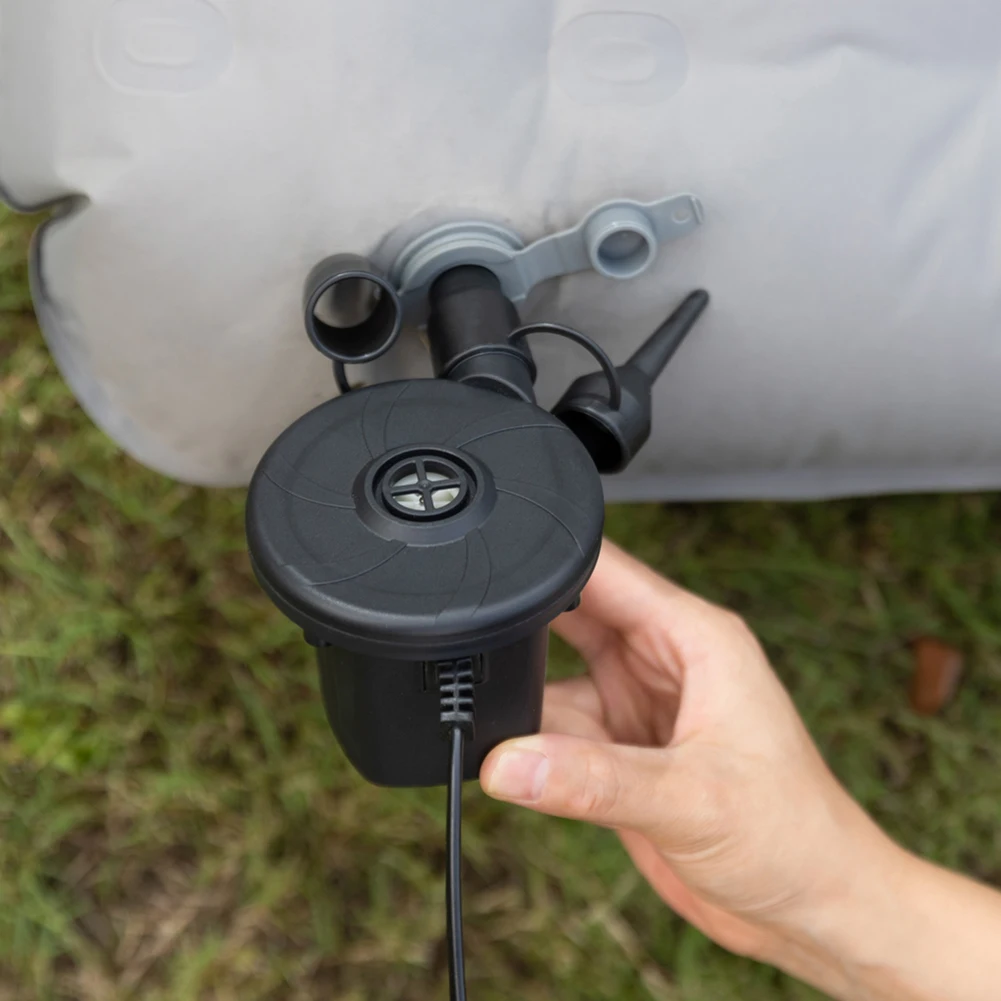 2 In 1 Air Compressor Pump Quick-Fill Air Extraction Pump 220V with Nozzles Lightweight Multipurpose for Mattress Swimming Pool - view 5
