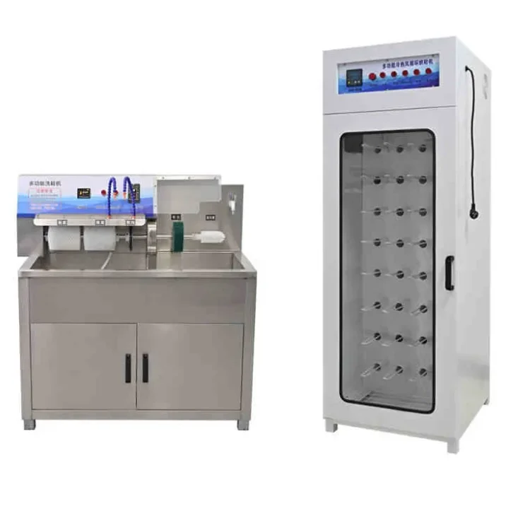 ماكينة غسل الأحذية التجارية شبه اليدوية الأوتوماتيكية، ماكينة تعقيم وتجفيف الأحذية المحمولة #5